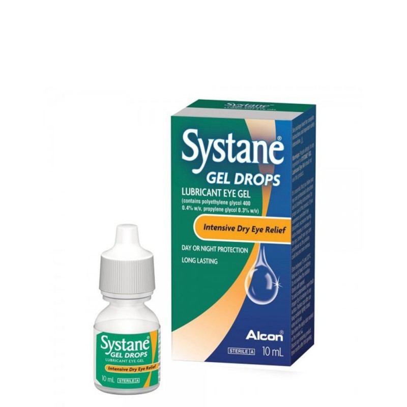 Alcon Systane Gel Drops Οφθαλμικές Σταγόνες για Ξηροφθαλμία, 10ml