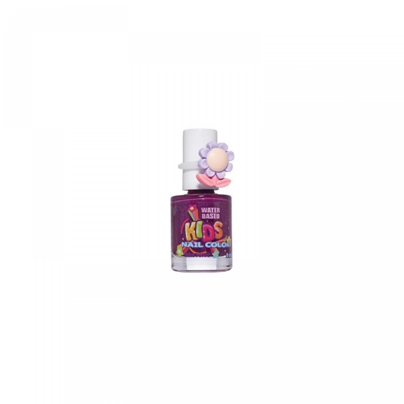 Manoard Kids Παιδικό Βερνίκι Νυχιών Dark Violet & Δαχτυλίδι, 9ml