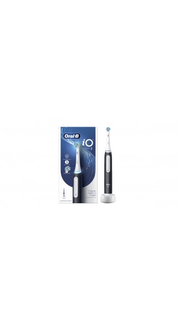 Oral-B iO Series 3 Magnetic Black Ηλεκτρική Οδοντόβουρτσα με Θήκη Ταξιδίου, 1τμχ