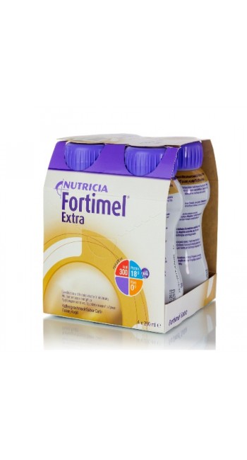 Nutricia Fortimel Extra Υπερπρωτεϊνικό Ρόφημα με γεύση Καφέ , 4x200ml