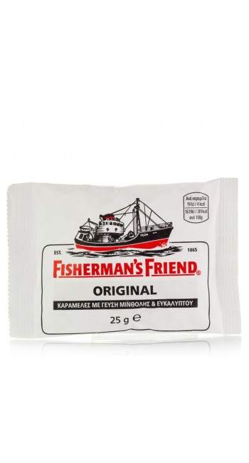 Fisherman's Friend Original Καραμέλες Extra Strong Μινθόλη & Ευκάλυπτος, 25gr