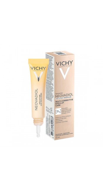 Vichy Neovadiol Eye & Lip Care Αντιγηραντική Κρέμα για το Περίγραμμα Ματιών & Χειλιών, 15ml