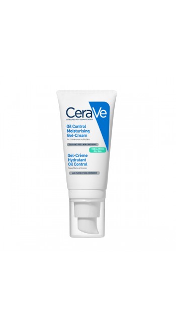 CeraVe Oil Control Moisturising Gel Cream Ενυδατική Κρέμα για Εξισορρόπηση της Λιπαρής Επιδερμίδας, 52ml