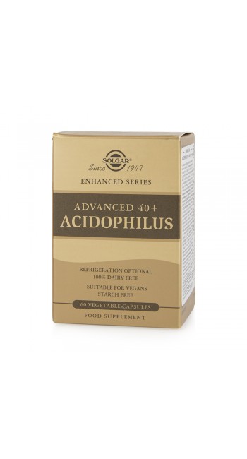 Solgar Advanced 40+ Acidophilus Προβιοτικά 60 Veg. Caps