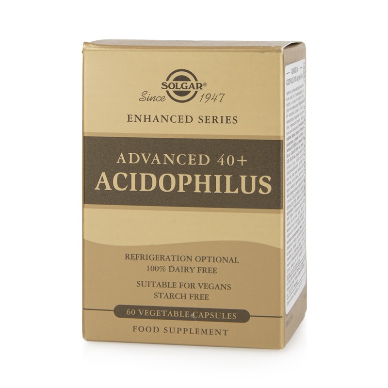 Solgar Advanced 40+ Acidophilus Προβιοτικά 60 Veg. Caps