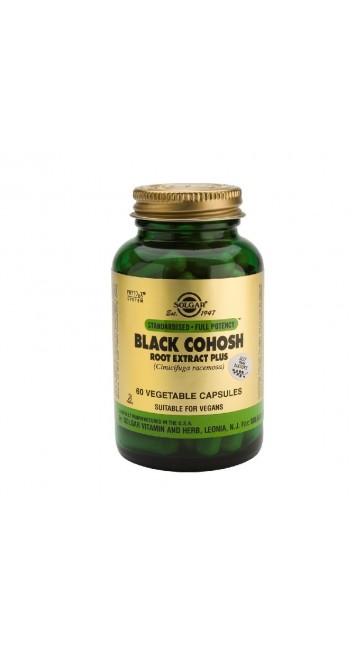 Solgar Black Cohosh Root Extract Plus Συμπτώματα της Εμμηνόπαυσης 60 Capsules 