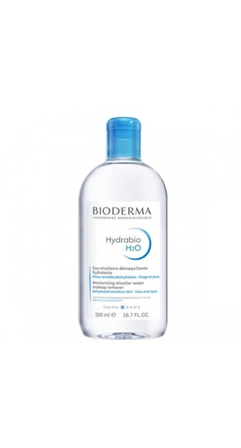 Bioderma Hydrabio H2O Ενυδατικό Νερό Καθαρισμού & Ντεμακιγιάζ Micellaire για Αφυδατωμένο & Ευαίσθητο Δέρμα, 500ml