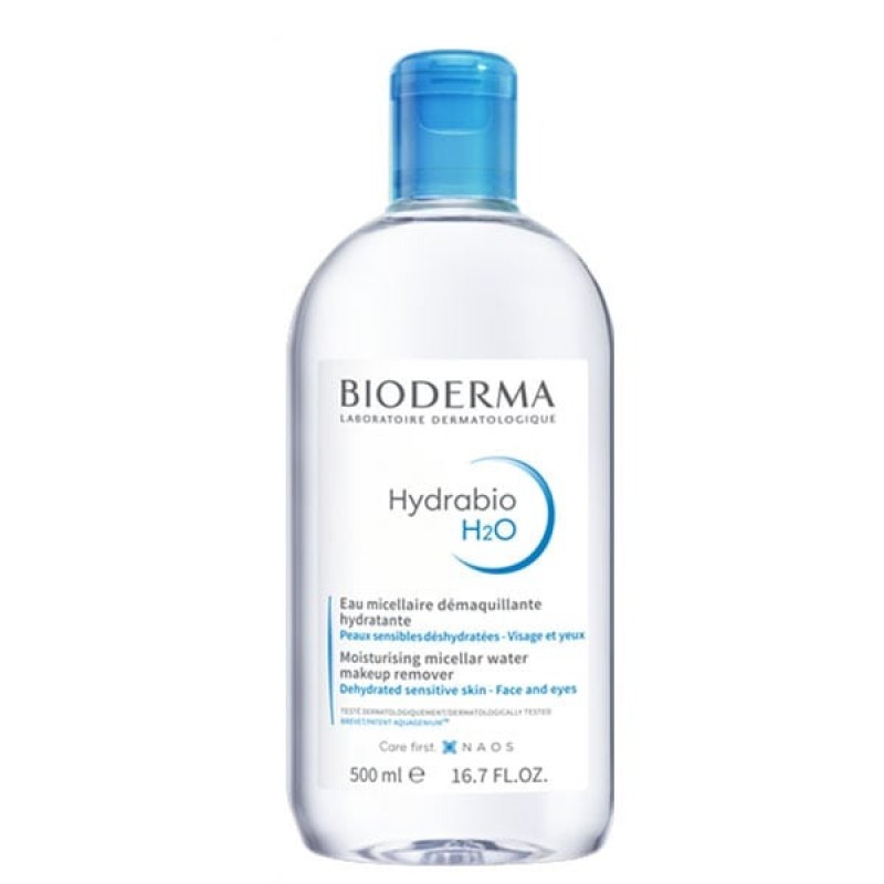 Bioderma Hydrabio H2O Ενυδατικό Νερό Καθαρισμού & Ντεμακιγιάζ Micellaire για Αφυδατωμένο & Ευαίσθητο Δέρμα, 500ml