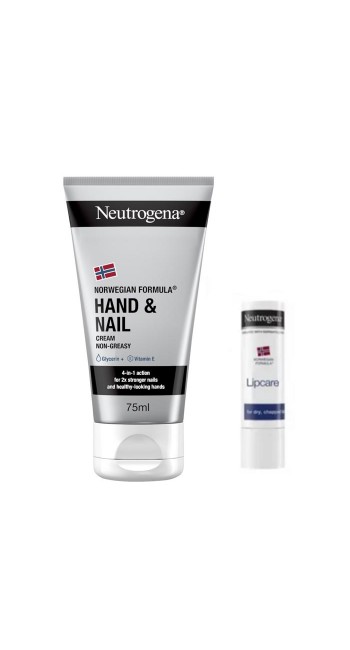 Neutrogena‎ Set Κρέμα Χεριών & Νυχιών με Μη Λιπαρή Υφή & ΔΩΡΟ Lip Balm Χειλιών 