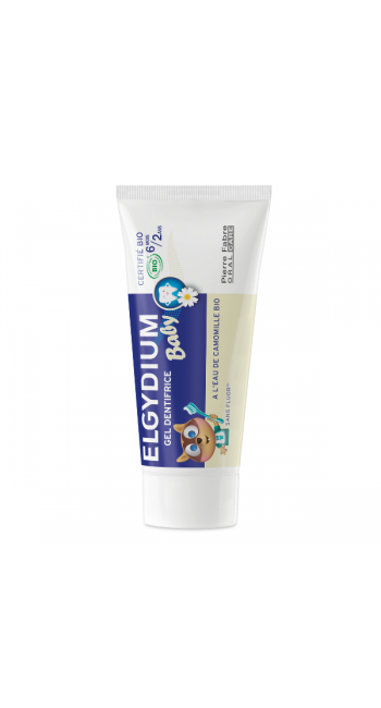 Elgydium Baby Gel Dentifrice Βρεφική Οδοντόκρεμα Πιστοποιημένη Βιολογική από 6 Μηνών έως 2 Ετών, 30ml