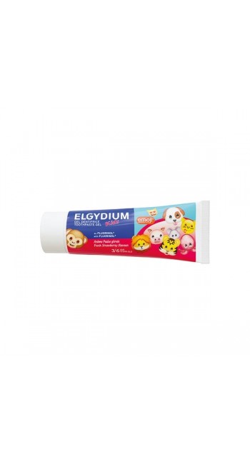 Elgydium Κids Emoji Παιδική Οδοντόπαστα με Γεύση Φράουλα, 50ml