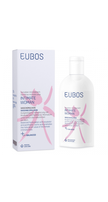 Eubos Intimate Woman Washing Emulsion Υγρό Καθαρισμού Ευαίσθητης Περιοχής, 200ml