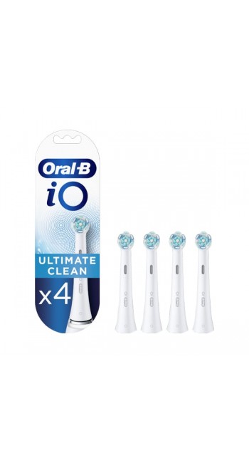 Oral-B iO Ultimate Clean White Ανταλλακτικές Κεφαλές, 4τμχ 