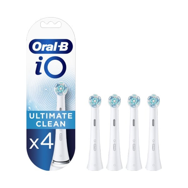 Oral-B iO Ultimate Clean White Ανταλλακτικές Κεφαλές, 4τμχ 