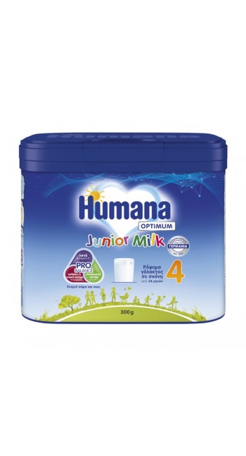 Humana 4 Optimum Junior Milk Ρόφημα Γάλακτος από 24 Μηνών, 300gr