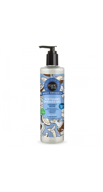 Organic Shop by Natura Siberica Body Desserts Softening Shower Gel Coconut Water Αφρόλουτρο με Νερό Καρύδας, 280ml