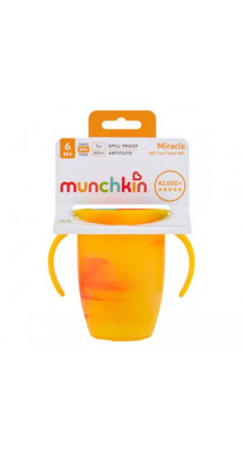 Munchkin Miracle 360 Εκπαιδευτικό Κύπελλο Tropical Swirl, 207ml 