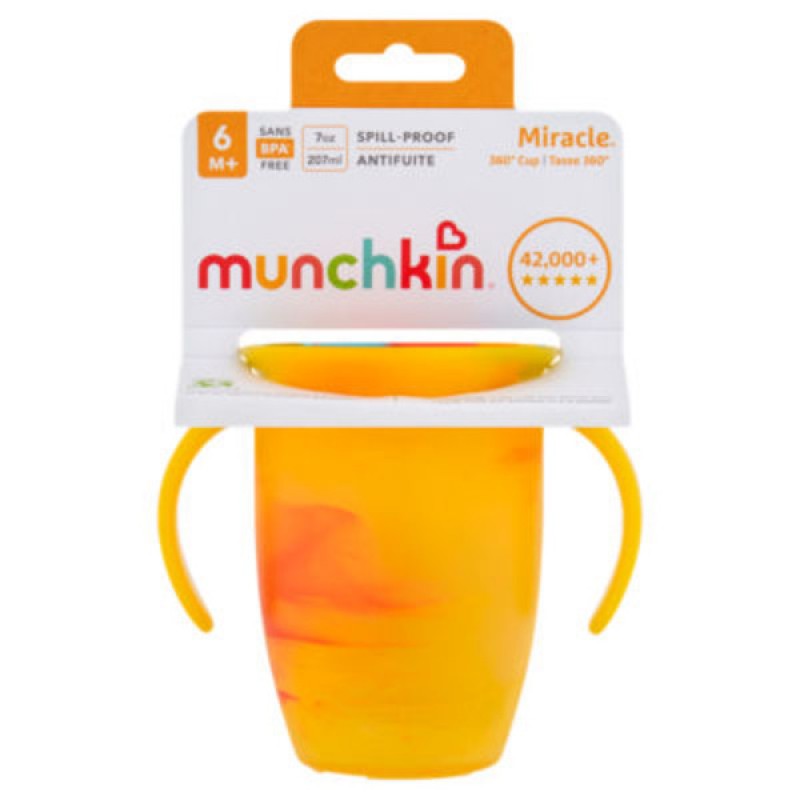 Munchkin Miracle 360 Εκπαιδευτικό Κύπελλο Tropical Swirl, 207ml 