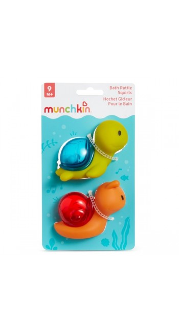 Munchkin Παιχνίδι Μπάνιου Bath Rattle Squirts 9m+, 2τμχ 