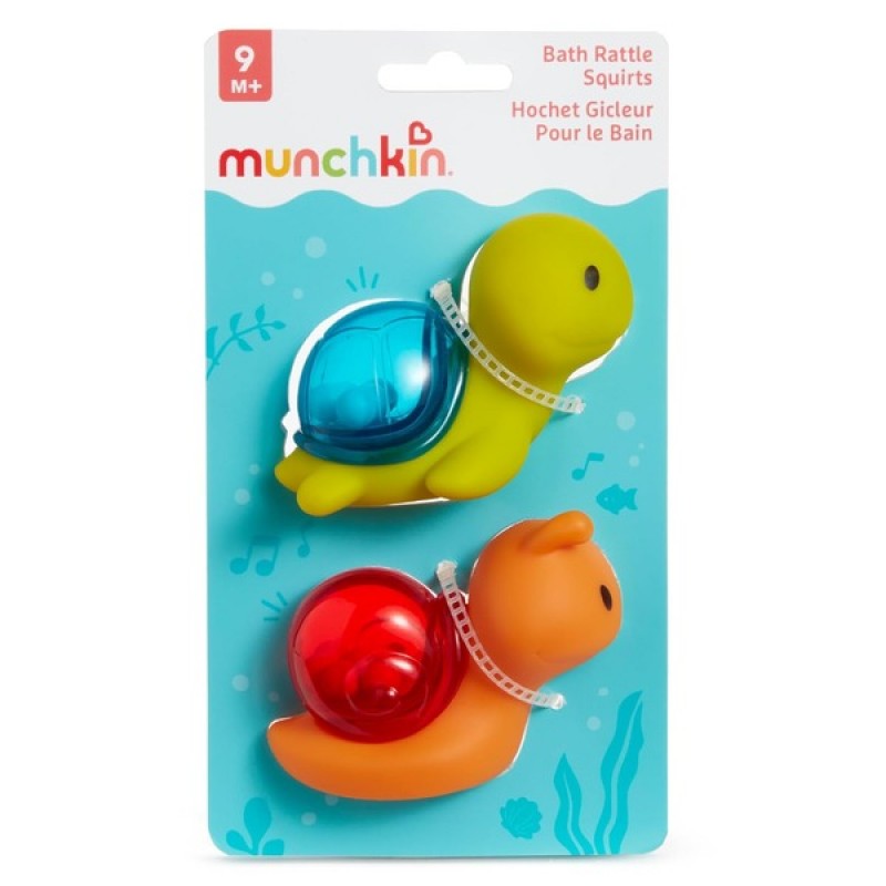 Munchkin Παιχνίδι Μπάνιου Bath Rattle Squirts 9m+, 2τμχ 