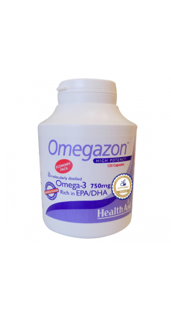 Health Aid Omegazon Omega-3 750mg, 120caps