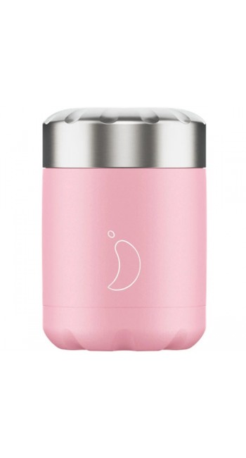 Chilly's Food Pot Θερμός Φαγητού Pastel Pink, 300ml