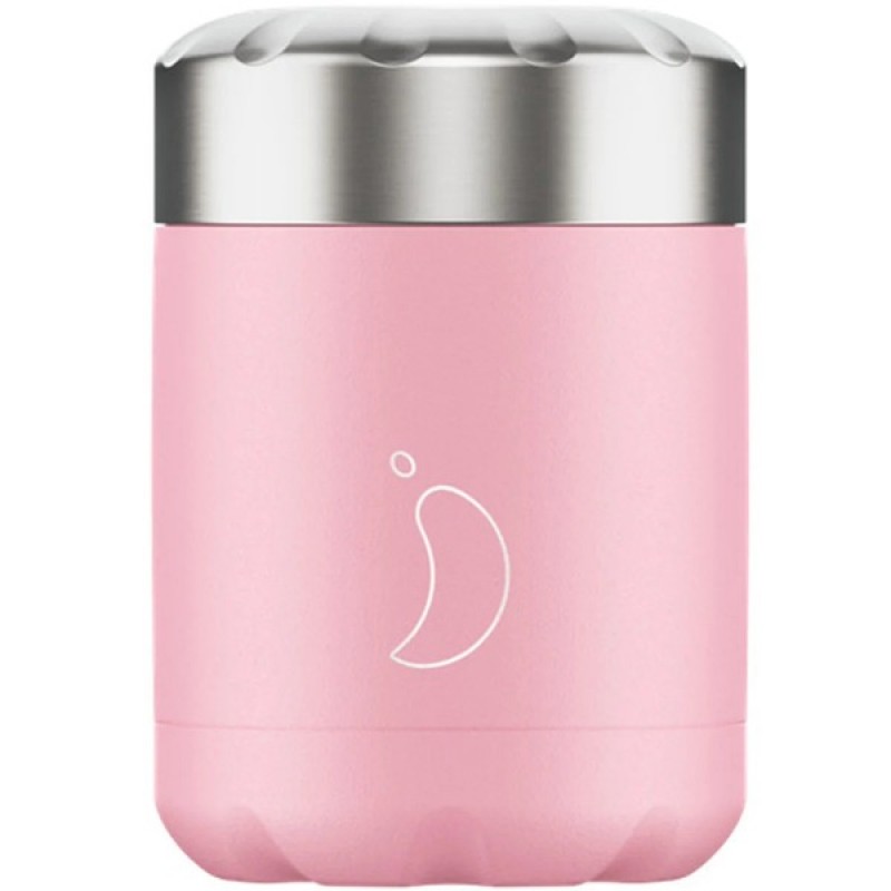 Chilly's Food Pot Θερμός Φαγητού Pastel Pink, 300ml