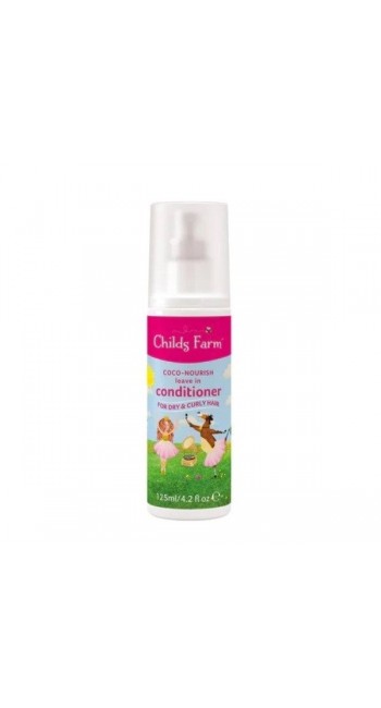 Childs Farm Leave-in Conditioner για τα Βρεφικά-Παιδικά Μαλλιά με 98% Φυτικά Συστατικά με Καρύδα Ιδανικό για Μπούκλες 0m+, 125ml