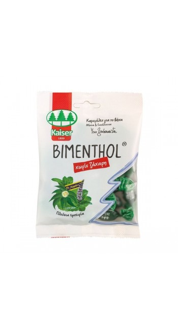 Kaiser Bimenthol Καραμέλες για το Λαιμό με Μέντα & Ευκάλυπτο, 60gr