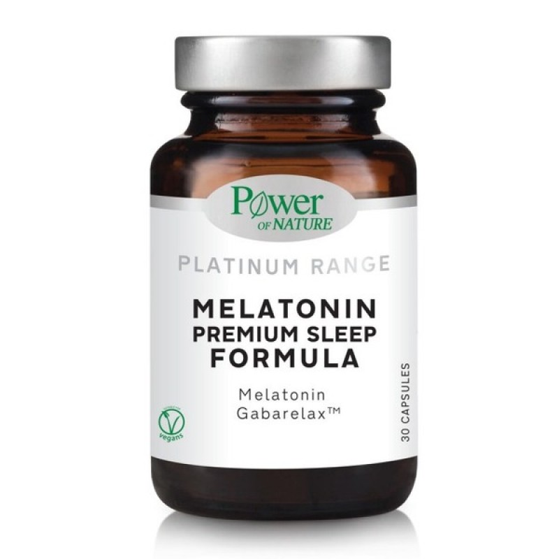 Power of Nature Platinum Range Melatonin Premium Sleep Formula, 30caps