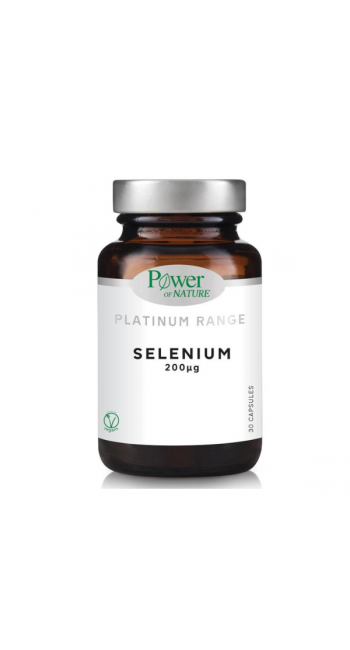 Power of Nature Platinum Range Selenium 200mg, 30caps