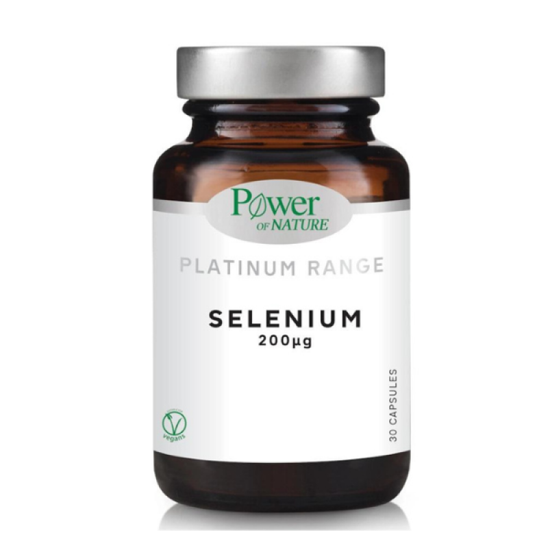 Power of Nature Platinum Range Selenium 200mg, 30caps