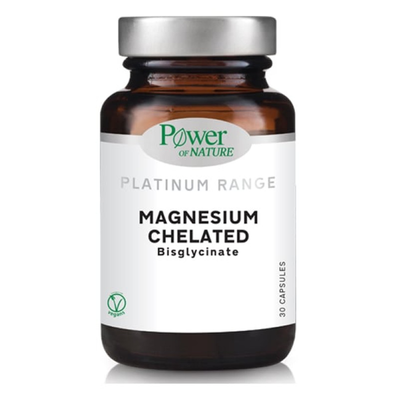 Power of Nature Platinum Range Magnesium Chelated, 30caps