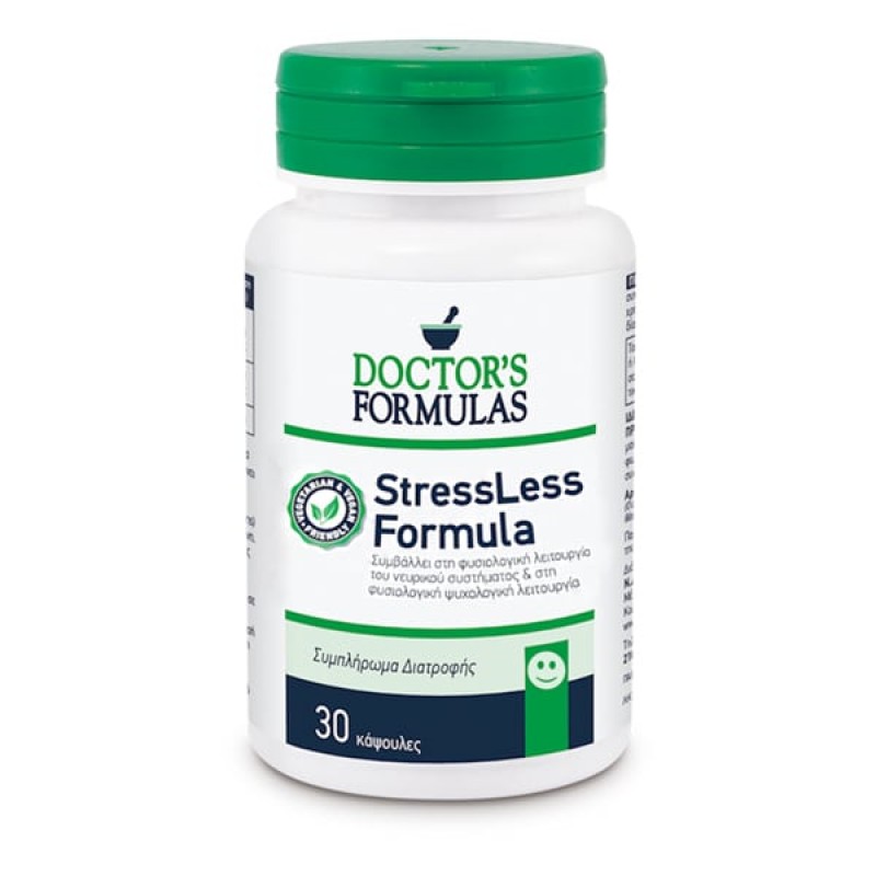 Doctor's Formulas StressLess Formula Φόρμουλα για τη Φυσιολογική Ψυχολογική Λειτουργία, 30caps