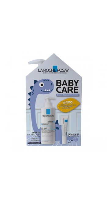 La Roche-Posay Baby Care Promo Lipikar Baume Light AP+M Ενυδατικό Βάλσαμο για το Βρεφικό Δέρμα με Τάση Ατοπίας, 400ml & Δώρο Cicaplast Baume B5+ για την Καταπράυνση του Δέρματος, 15ml, 1σετ