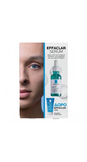 La Roche-Posay Promo Effaclar Serum Ultra Concentrated Ορός Κατά των Επίμονων Ατελειών, 30ml & Δώρο Effaclar Gel Καθαρισμού Προσώπου, 50ml