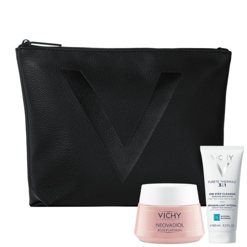 Vichy XMAS Neovadiol Rose Platinium Κρέμα Φροντίδας της Επιδερμίδας, 50ml & ΔΩΡΟ Γαλάκτωμα Καθαρισμού 3σε1, 100ml