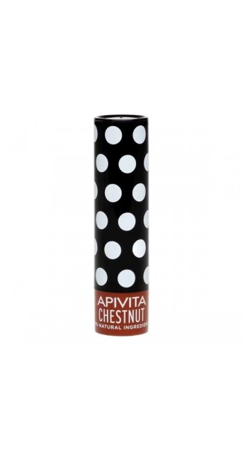 Apivita Lip Care με Κάστανο, Ελαφριά Σοκολατί Απόχρωση, 4.4gr 