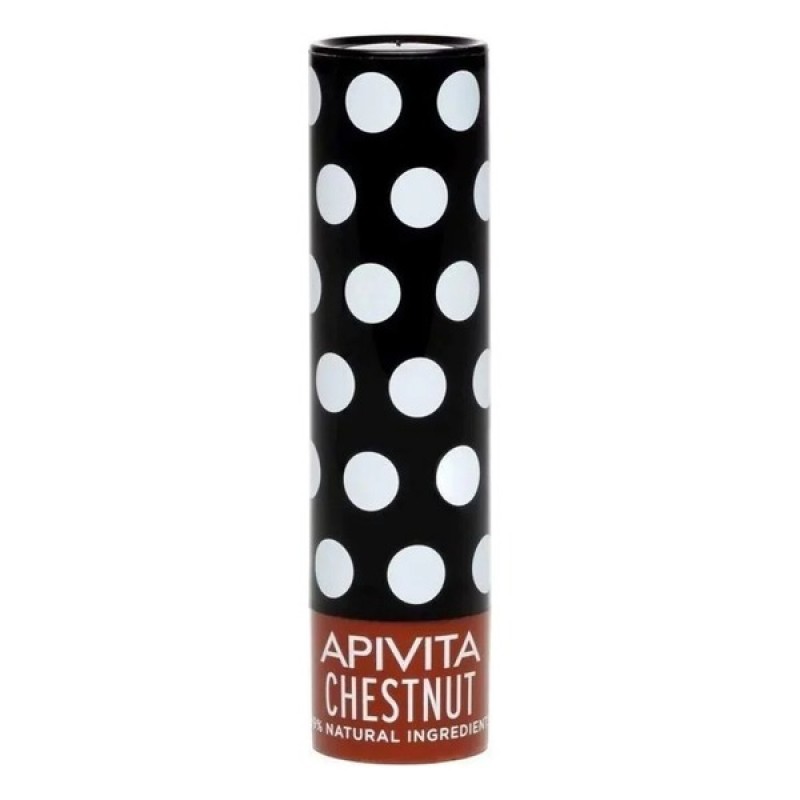 Apivita Lip Care με Κάστανο, Ελαφριά Σοκολατί Απόχρωση, 4.4gr 