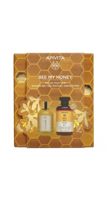 Apivita Set Bee My Honey Eau de Toilette, 100ml & Δώρο Bee My Honey Αφρόλουτρο, 250ml 