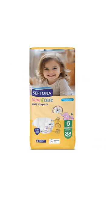 Septona Calm N' Care Πάνες Extra Large No6 (13-20Kg), 38τμχ