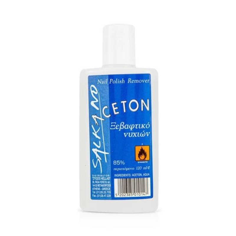 Salkano Aceton 85% Ξεβαφτικό Νυχιών, 120ml