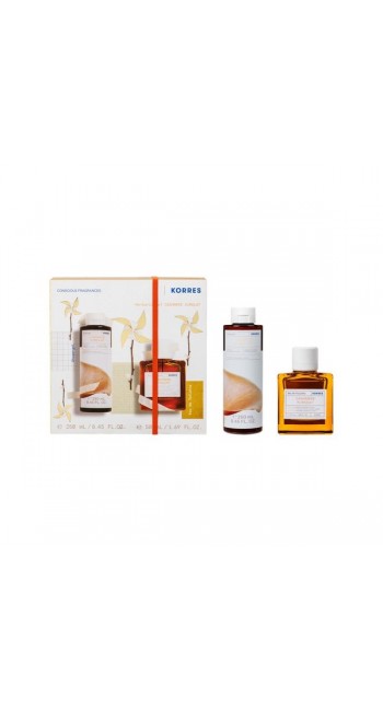 Korres Set Cashmere Kumquat Γυναικείο Aφρόλουτρο, 250ml & Eau De Toilette, 50ml