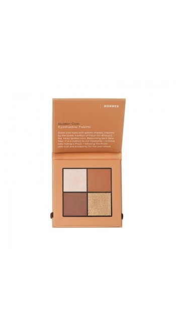 Korres Golden Coin Eyeshadow Palette Παλέτα Σκιών, 5gr