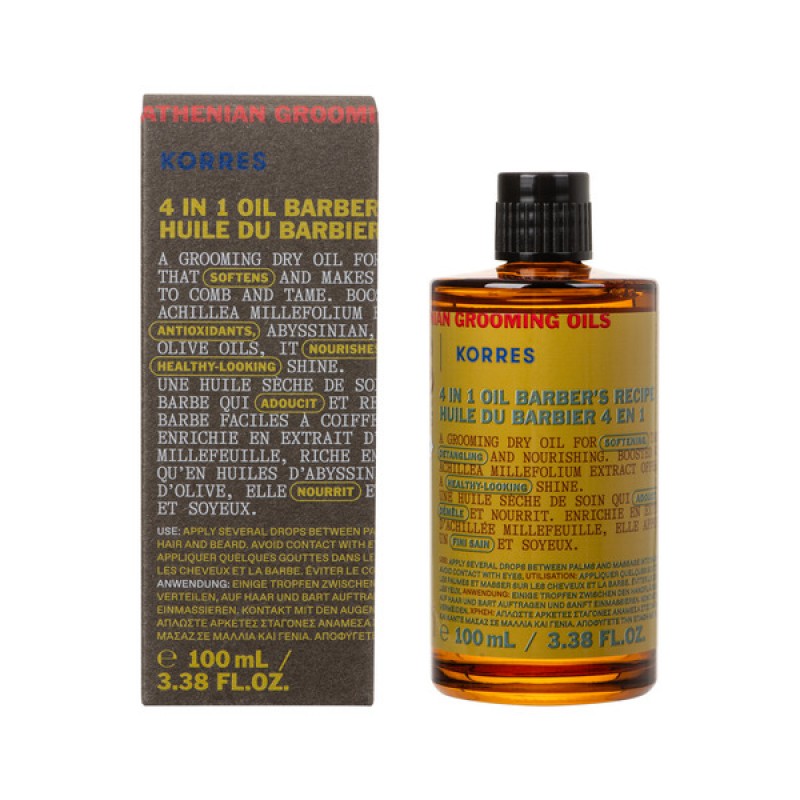 Korres Athenian Grooming Ξηρό λάδι περιποίησης 4 σε 1, 100ml