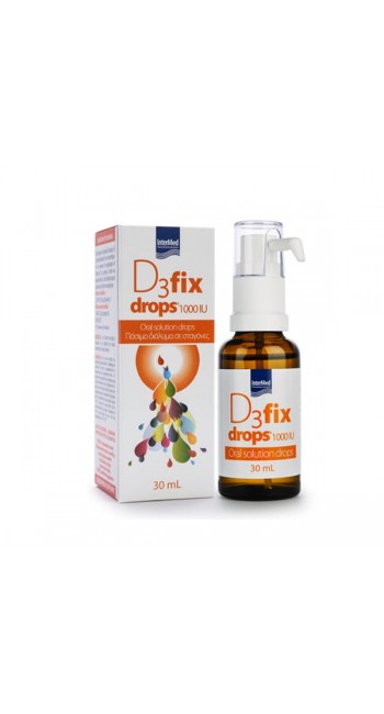 Intermed D3 Fix Drops 1000IU Συμπλήρωμα Διατροφής, 30ml 