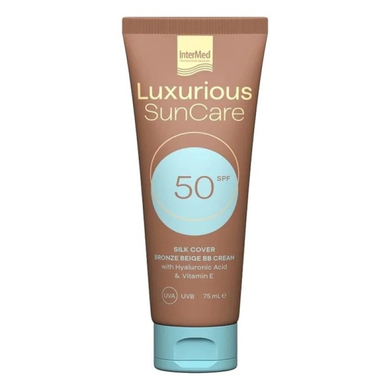 Intermed Luxurious SunCare SPF50 Silk Cover bronze Beige BB Cream, 75ml 