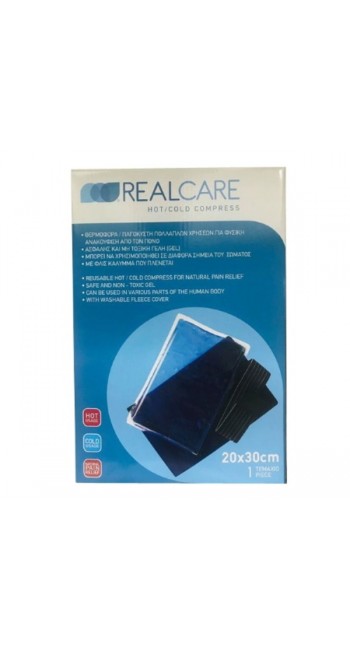 Real Care Επίθεμα Gel Κρυοθεραπείας/Θερμοθεραπείας Γενικής Χρήσης 30x20cm, 1τμχ