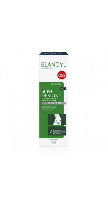 Elancyl Slim Design Night Stubborn για την Επίμονη Κυτταρίτιδα, 200ml (-25%)