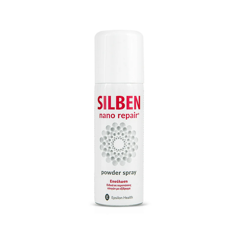 Epsilon Health Silben Nano Powder Spray, Σπρέι για την Επούλωση του Δέρματος, 125ml